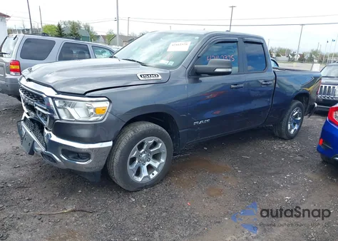 2022 Ram 1500 Big Horn 4X4 6'4 Box from USA, damaged, VIN 1C6SRFBT8NN445547